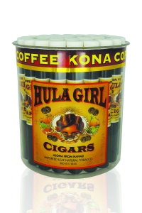 Tub of 36 Hula Girl Kona Coffee Flavored Cigars Tub of 36 Hula Girl Kona Coffee Flavored Cigars