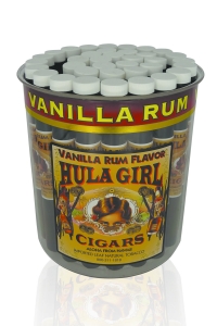 Tub of 36 Hula Girl Vanilla Rum Flavored Cigars Tub of 36 Hula Girl Vanilla Rum Flavored Cigars