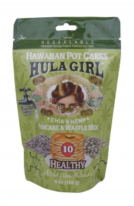 Hula Girl Hawaiian Potcakes Chia and Hemp Pancake and Waffle Mix Hula Girl Hawaiian Potcakes Chia and Hemp Pancake and Waffle Mix