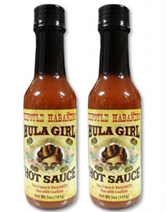 Hula Girl Chipotle Habañero Hot Sauce 5oz