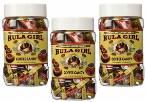 3 Pack Hula Girl Konako Coffee Candy 