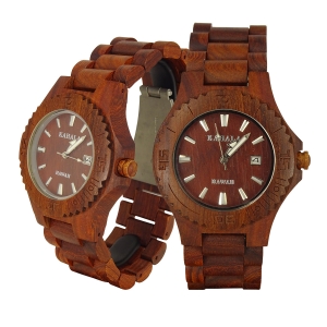 Wooden Watch Red Sandalwood Kahala 69 Wooden Watch Red Sandalwood Kahala 69