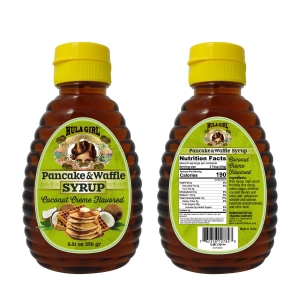 Hula Girl Coconut Creme Flavored Pancake and Waffle Syrup Hula Girl Coconut Creme Flavored Pancake and Waffle Syrup
