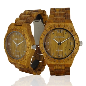 Kahala Handmade Wooden Watch Made with Teak Wood Handmade Wooden Watch Made with Teak Wood