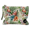 Small pouch Flowers and Flamingo 