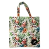 Eco Tote Bag Flamingo, Hibiscus and Leaves Eco Tote Bag Flamingo, Hibiscus and Leaves
