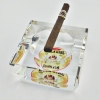 Hula Girl Four Small Cigar Crystal Ashtray (Square) Hula Girl Four Small Cigar Crystal Ashtray (Square)