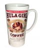 Hula Girl Coffee Latte Mug White 17oz
