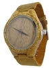 Kahala Wood Watch with Leather Band #24E (HGW-24AK45)