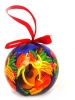 Holiday Ornament Featuring Hawaiian Ukulele Holiday Ornament Featuring Hawaiian Ukulele and Tropical Blooms