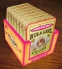 Box of 7 tin Hula Girl Cherry Mac Nut Small Cigars Box of 7 tin Hula Girl Cherry Mac Nut Small Cigars