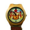 Kahala Wooden Watch Made With Natural Bamboo Wood with Hawaiian Coat of Arms & Seal Handmade Kahala Wooden Watch Made With Natural Bamboo Wood with Hawaiian Coat Of Arms & Seal