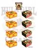 hula girl & volcano cigar box
