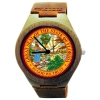 Kahala Wood Watch Made with Natural Bamboo Wood with State of Florida Seal Kahala Wooden Watch Made with Natural Bamboo Wood with State of Florida Seal