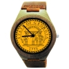 Kahala Wooden Watch Made with Natural Bamboo Wood with State of Georgia Seal Kahala Wooden Watch Made with Natural Bamboo Wood with State of Georgia Seal