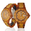 Handmade Wooden Watch Made with Acacia Koa and Red Sandalwood Two Tone Ladies - Kahala Brand # 6
