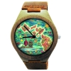 Handmade Kahala Wooden Watch Made With Natural Bamboo with Hawaiian Artwork Kahala Wooden Watch Made With Natural Bamboo with Hawaiian Artwork