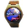 Kahala Wooden Watch Made With Natural Bamboo Wood with Hawaiian Artwork Kahala Wooden Watch Made With Natural Bamboo Wood with Hawaiian Artwork