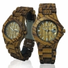 Handmade Wooden Watch Made with Zebra Wood - Kahala Brand # 34