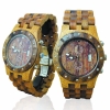 Kahala Handmade Watch Made with Mango Wood and Acacia Koa Wood Handmade Wooden Watch Made with Mango and Acacia Koa Wood - Kahala Brand # 11-B