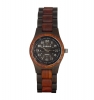 Kahala Wooden Watch made with Red and Black Sandalwood with Black Face Kahala Wooden Watch made with Red and Black Sandalwood with Black Face