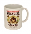 Hula Girl Coffee Mini Mug White 3oz